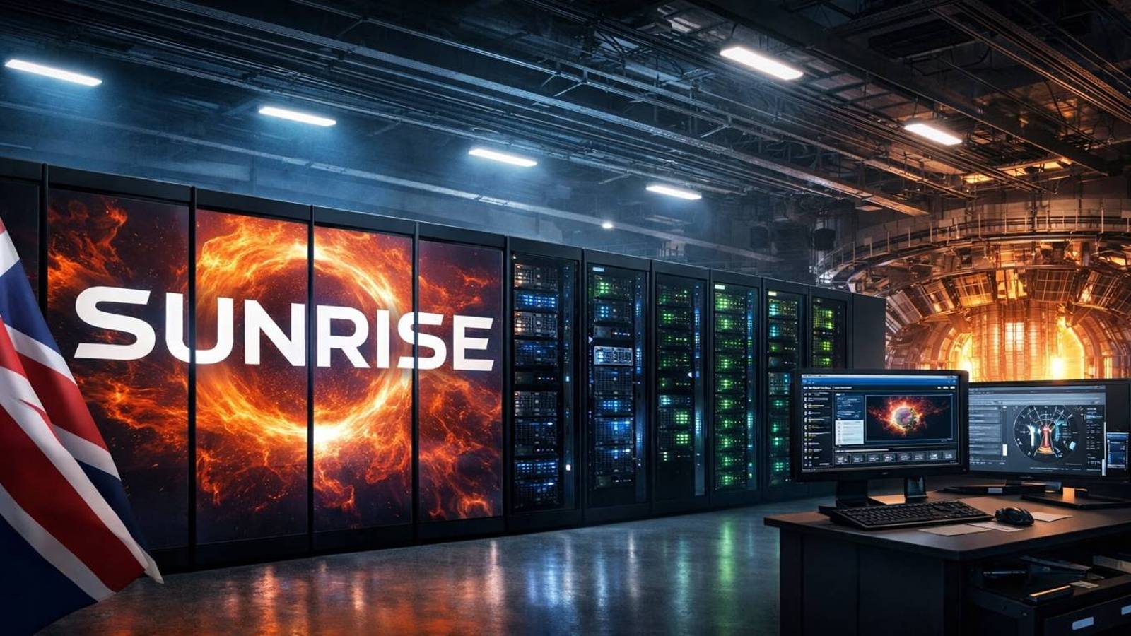 Sunrise supercomputer boosts UK fusion energy research with AI