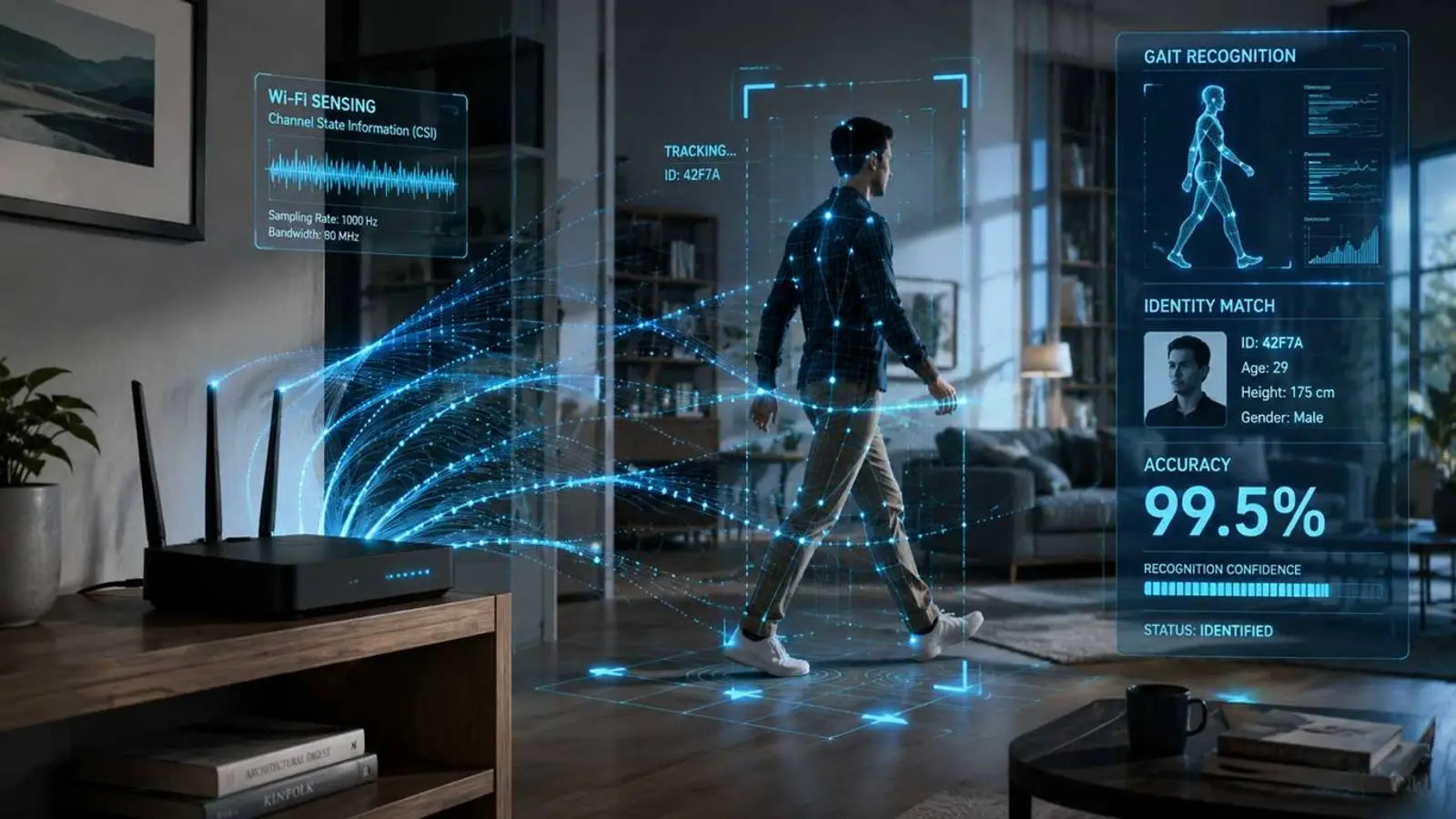 Wifi-routers identificeren mensen via beamforming zonder camera