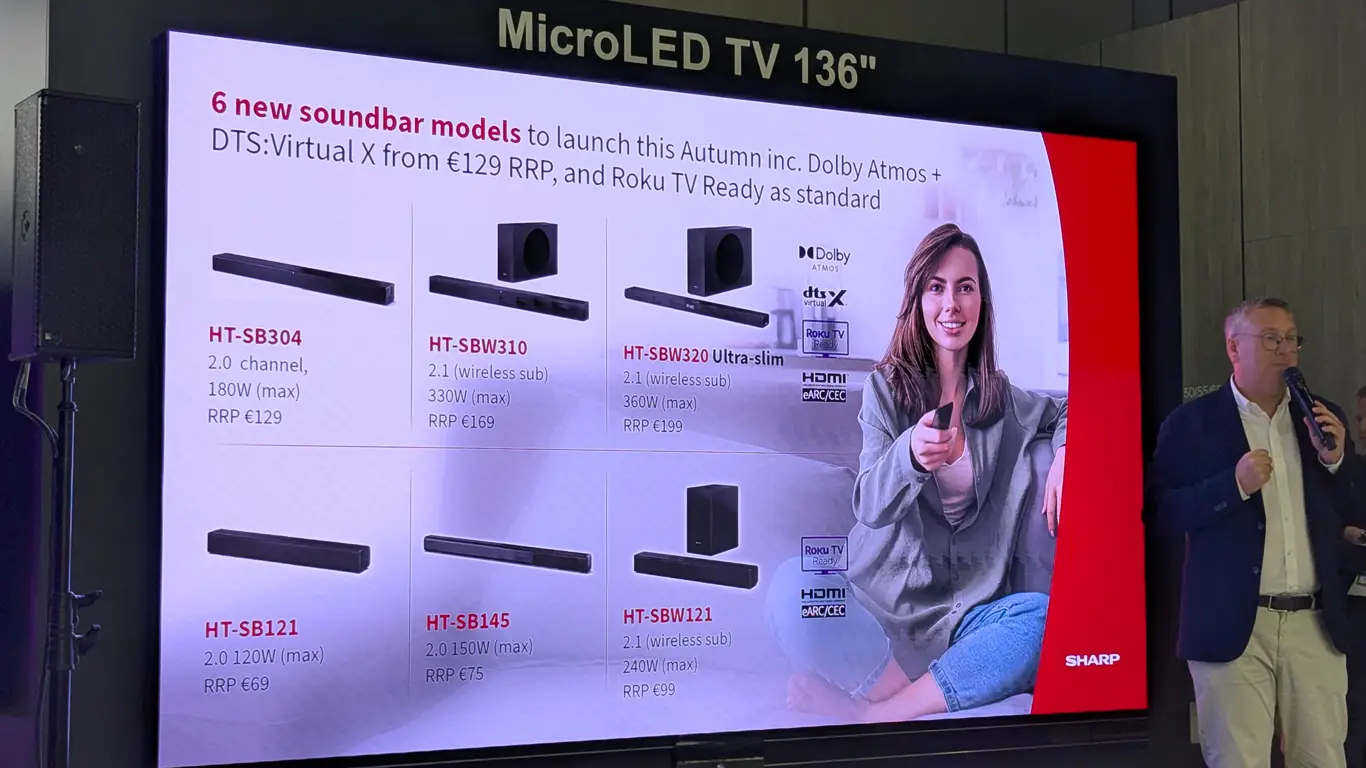 IFA 2025 / Sharp-presentasjon