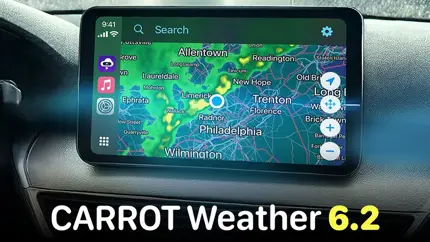 Пользователям понравится: приложение Carrot Weather появилось в CarPlay