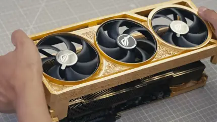 5 кг золота: в ASUS показали видеокарту ROG Astral 5kg Gold Edition