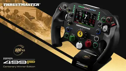 Thrustmaster выпустила руль Ferrari 499P тиражом 499 штук