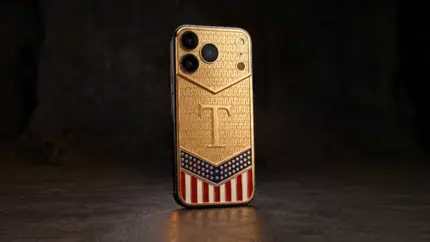 Caviar представила золотой iPhone 17 Pro Max за $10 500 в стиле Trump Mobile