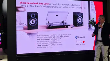 Sharp с винилом, MiniLED и TiVo OS: что показал именитый бренд в Берлине