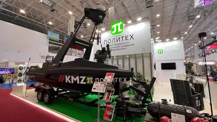 КМЗ представил гидрографический катер «Визир-2М» с гироплатформой