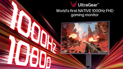 LG представила первый нативный 1000-Гц монитор с разрешением Full HD